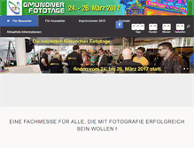 Tablet Screenshot of fototage.at